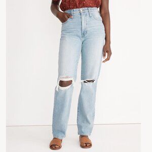 Madewell Tall Curvy Perfect Vintage Jean in Danby Wash: Ripped Edition 26T